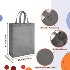 10pcs Reusable Shopping Bags Non Woven Storage Supermarket Clothing