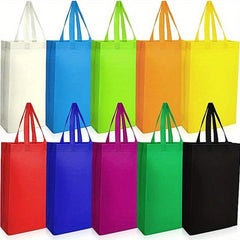 10pcs Reusable Shopping Bags Non Woven Storage Supermarket Clothing