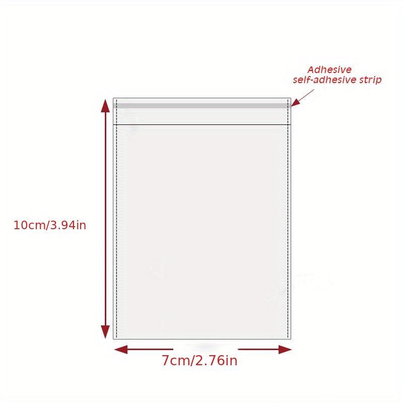 100pcs OPP Transparent Self Sealing Bags Packaging