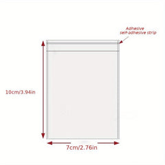 100pcs OPP Transparent Self Sealing Bags Packaging