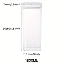 1pc Food Storage Box Sealed Food Preservation Plastic Container