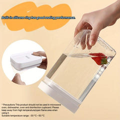1pc Food Storage Box Sealed Food Preservation Plastic Container