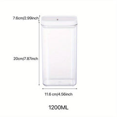 1pc Food Storage Box Sealed Food Preservation Plastic Container