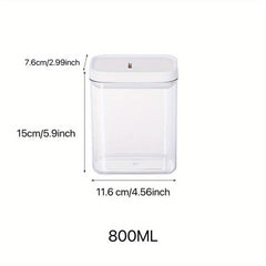 1pc Food Storage Box Sealed Food Preservation Plastic Container