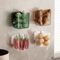 Wall Mounted Hanging Basket For Kitchen Refrigerator Side Door Pantry Toilets