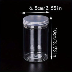 1pc Food Sealed Jar Plastic Bottle Biscuit Packaging Box Large Storage