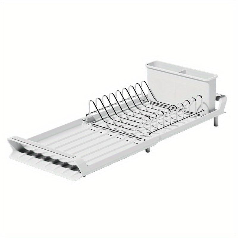 Expandable Utensil Drying Rack Compact Kitchen Holder