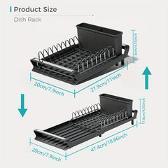 Expandable Utensil Drying Rack Compact Kitchen Holder