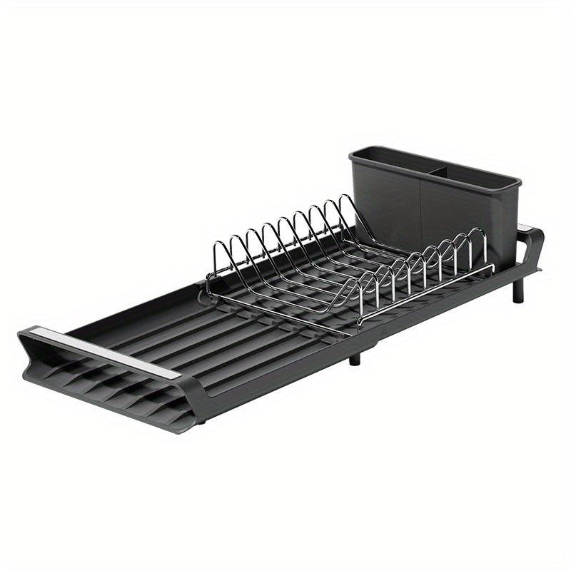 Expandable Utensil Drying Rack Compact Kitchen Holder
