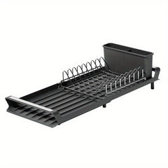 Expandable Utensil Drying Rack Compact Kitchen Holder