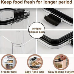 12pcs Food Storage Container Candy Jars With Lids Biscuit Tea Can
