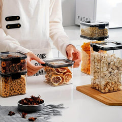 12pcs Food Storage Container Candy Jars With Lids Biscuit Tea Can