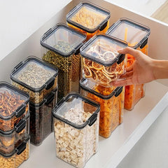 12pcs Food Storage Container Candy Jars With Lids Biscuit Tea Can