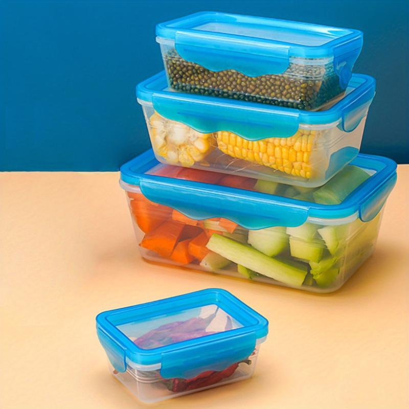 Leakproof PP Box with Elastic Lid for Storage - Refrigerator & Microwave Safe