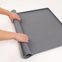 86x55cm Silicone Under Sink Mat Waterproof Shelf Liner Organizer Tray