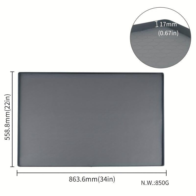 86x55cm Silicone Under Sink Mat Waterproof Shelf Liner Organizer Tray