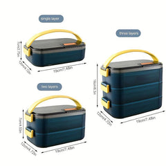 Stainless Steel Insulated Bento Box Lunch Container Leakproof Salad Stackable
