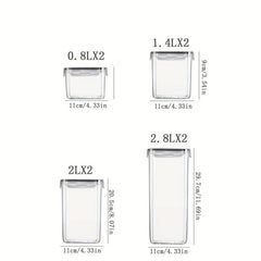 Kitchen Refrigerator Crisper Microwave Safe 8pcs Set Lunch Box