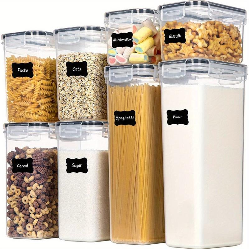 Kitchen Refrigerator Crisper Microwave Safe 8pcs Set Lunch Box