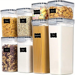 Kitchen Refrigerator Crisper Microwave Safe 8pcs Set Lunch Box
