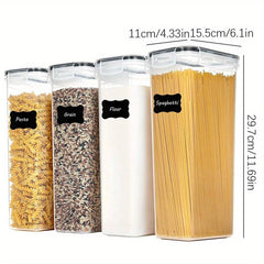 Kitchen Refrigerator Crisper Microwave Safe 8pcs Set Lunch Box