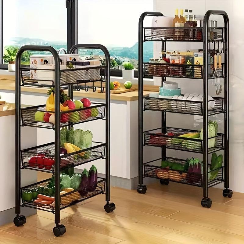 Small Stroller Storage Rack Floor Shelf Bathroom Corner Storage Rack