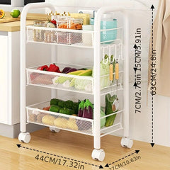 Small Stroller Storage Rack Floor Shelf Bathroom Corner Storage Rack