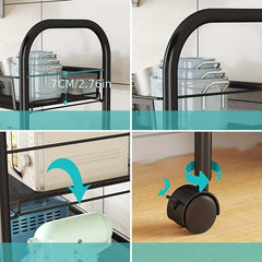 Small Stroller Storage Rack Floor Shelf Bathroom Corner Storage Rack