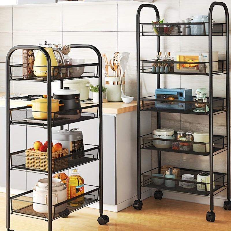Small Stroller Storage Rack Floor Shelf Bathroom Corner Storage Rack