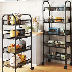 Small Stroller Storage Rack Floor Shelf Bathroom Corner Storage Rack