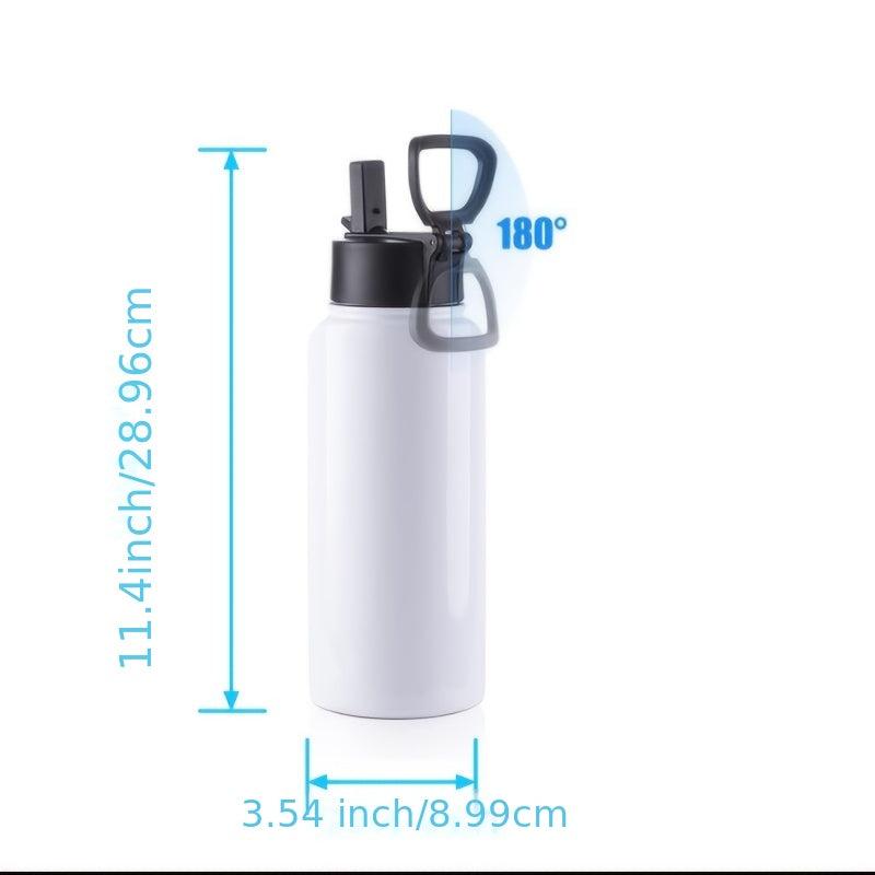 Sublimation Blank 32oz Vacuum Flask Stainless Steel Sports Water Bottle