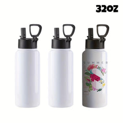 Sublimation Blank 32oz Vacuum Flask Stainless Steel Sports Water Bottle