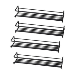 2pcs Wall Mounted Iron Kitchen Storage Rack
