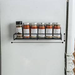 2pcs Wall Mounted Iron Kitchen Storage Rack