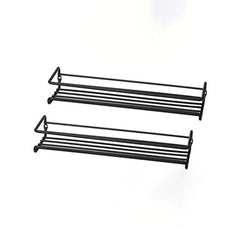 2pcs Wall Mounted Iron Kitchen Storage Rack