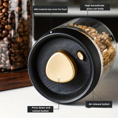Airtight Food Storage Containers Coffee Canister Beans Tea Sugar