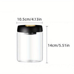 Airtight Food Storage Containers Coffee Canister Beans Tea Sugar