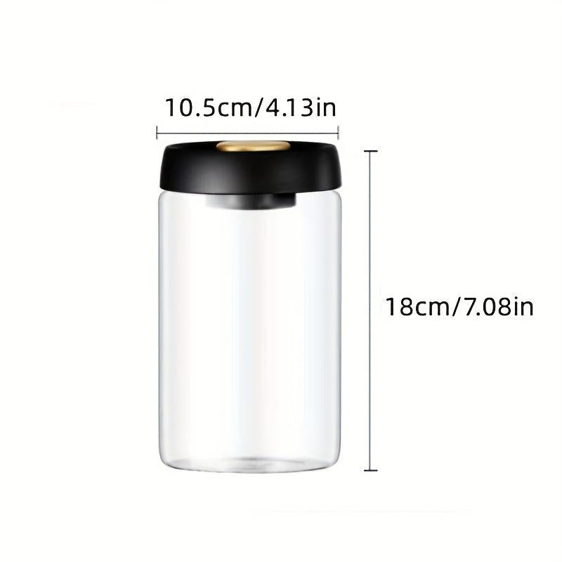 Airtight Food Storage Containers Coffee Canister Beans Tea Sugar