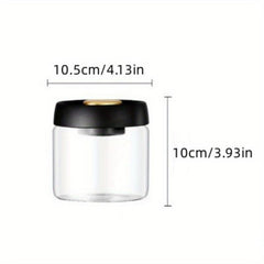 Airtight Food Storage Containers Coffee Canister Beans Tea Sugar