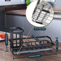 Sponge Holder Kitchen Sink Drain Rack Sink Storage Rack