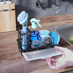 Sponge Holder Kitchen Sink Drain Rack Sink Storage Rack