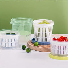 1pc Fruit And Vegetable Fresh Keeping Box Refrigerator Plastic Food Sealing Box