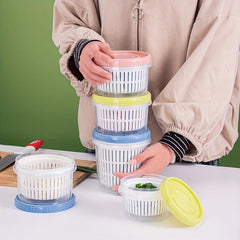 1pc Fruit And Vegetable Fresh Keeping Box Refrigerator Plastic Food Sealing Box