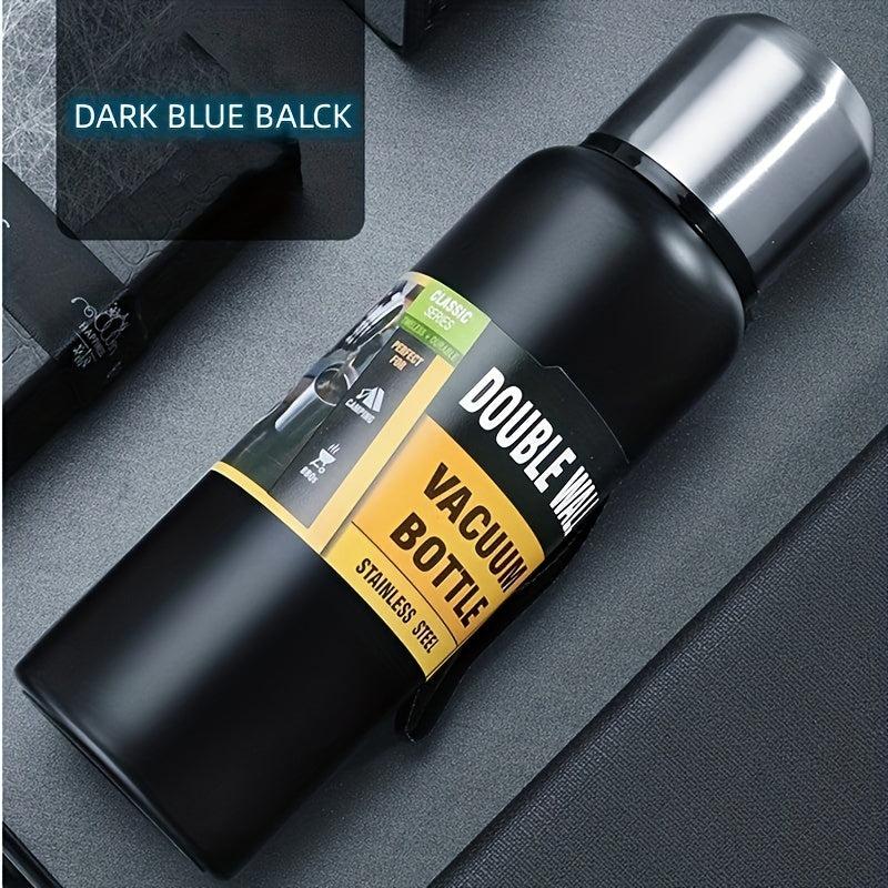 1pc Sports Vacuum Flask Stainless Steel Vacuum Cup Hot Cold Drinks