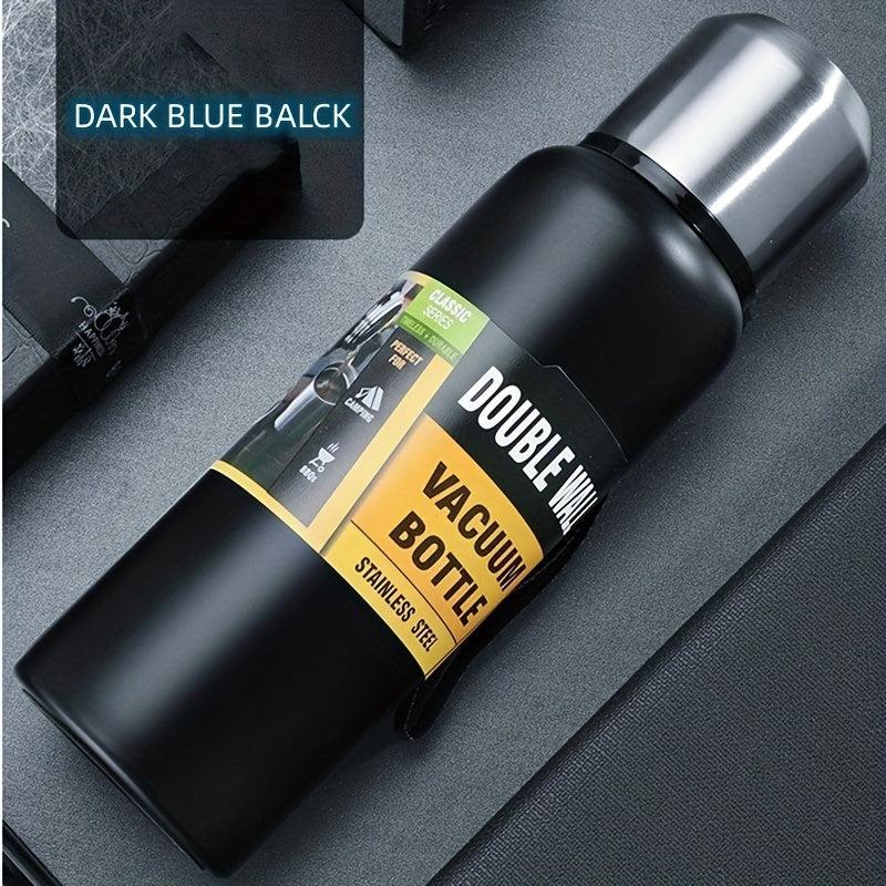 1pc Sports Vacuum Flask Stainless Steel Vacuum Cup Hot Cold Drinks