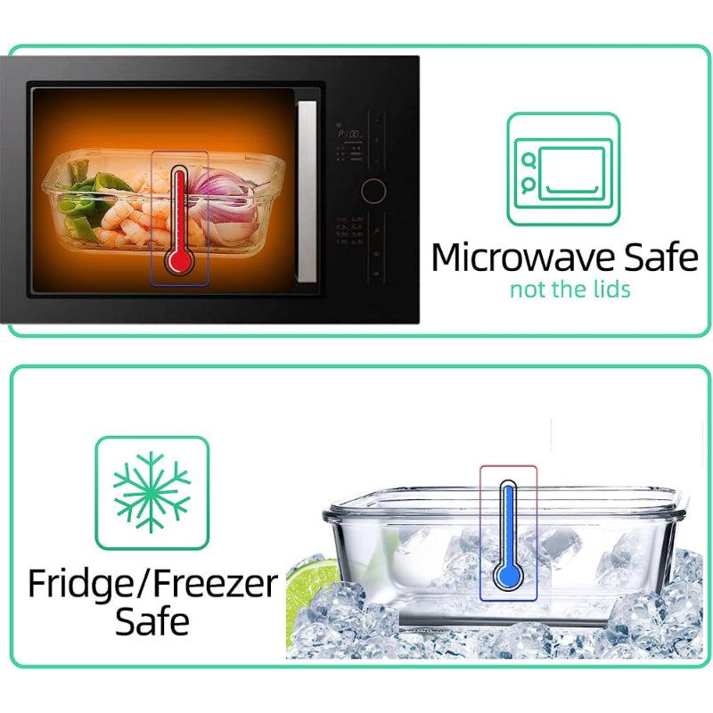 Leak-proof Food Storage Container with Lid for Kitchen Organization