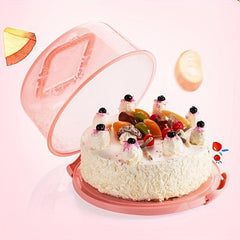 Portable Cake Box With Cover Cake Preservation Storage Box