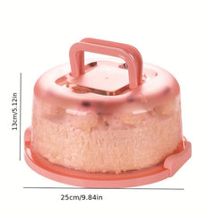 Portable Cake Box With Cover Cake Preservation Storage Box