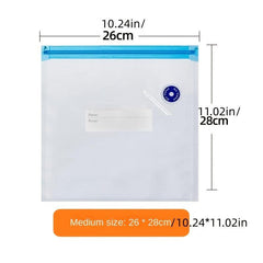 10pcs Vacuum Sealer Plastic Bags Air Pump Valve Food Preservation Bag