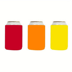 3pcs Foam Can Cooler Sleeve Insulated Beer & Soda Cover Bar Party Supplies
